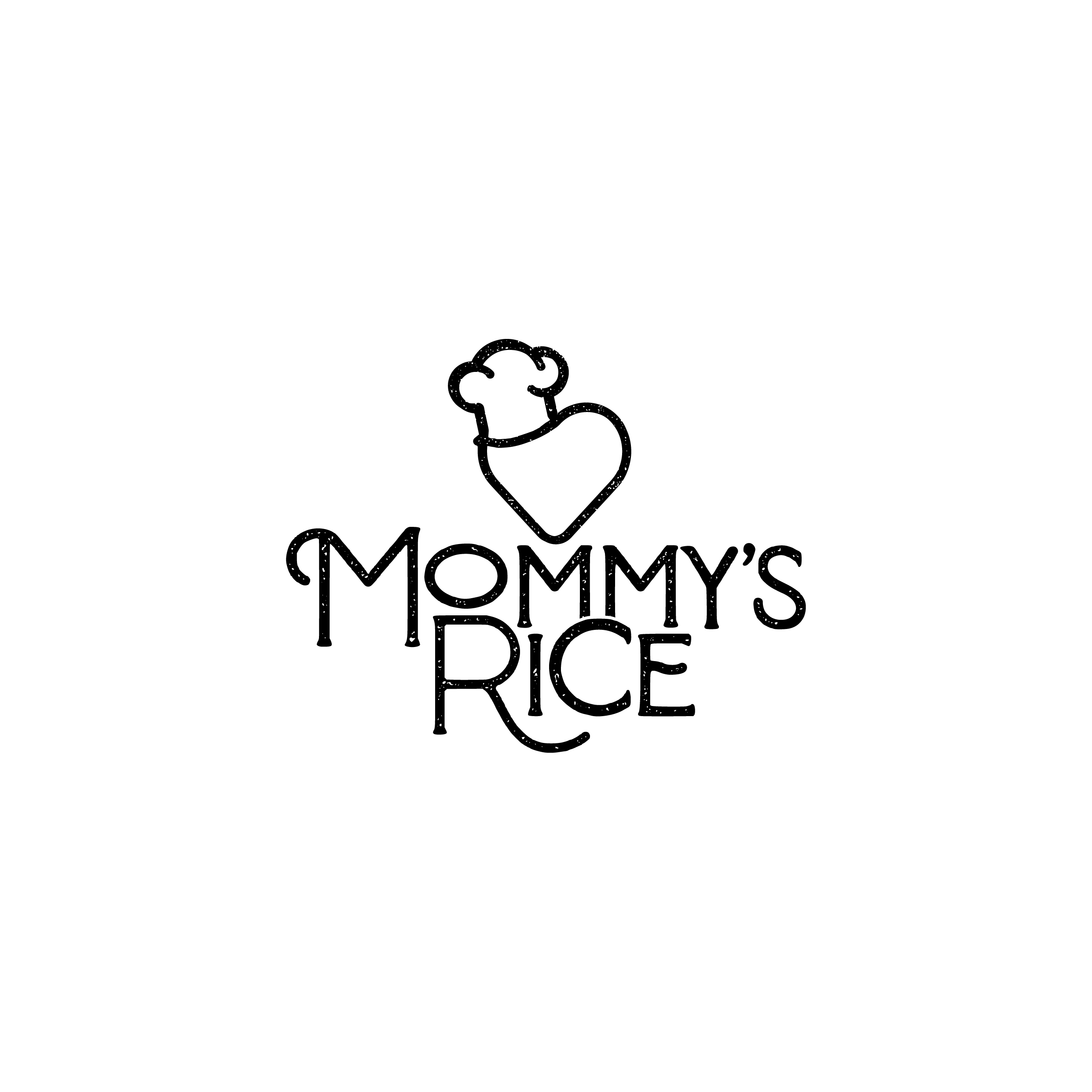 Mommys Rice Logo-Siyah