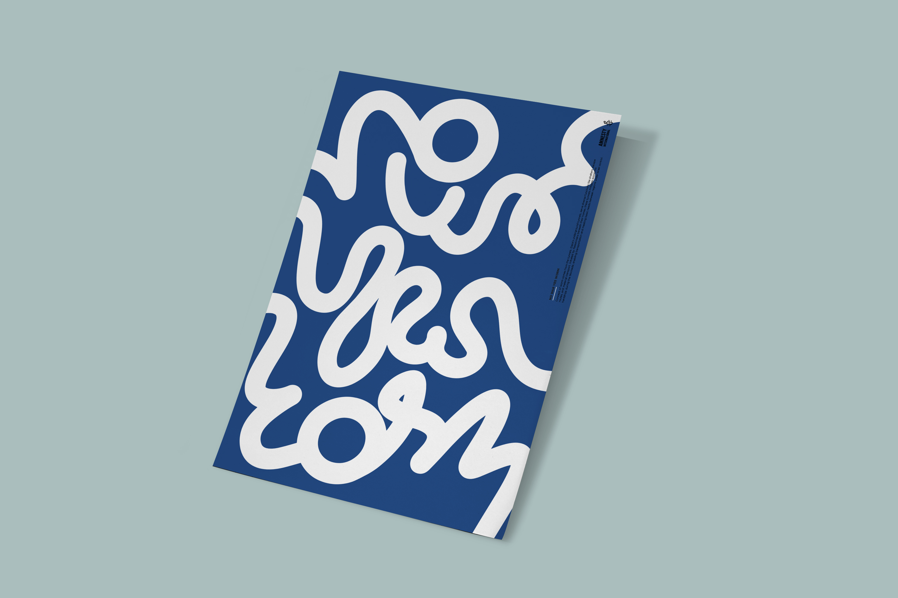 NO WAR YES WORM ISRAIL MOCKUP