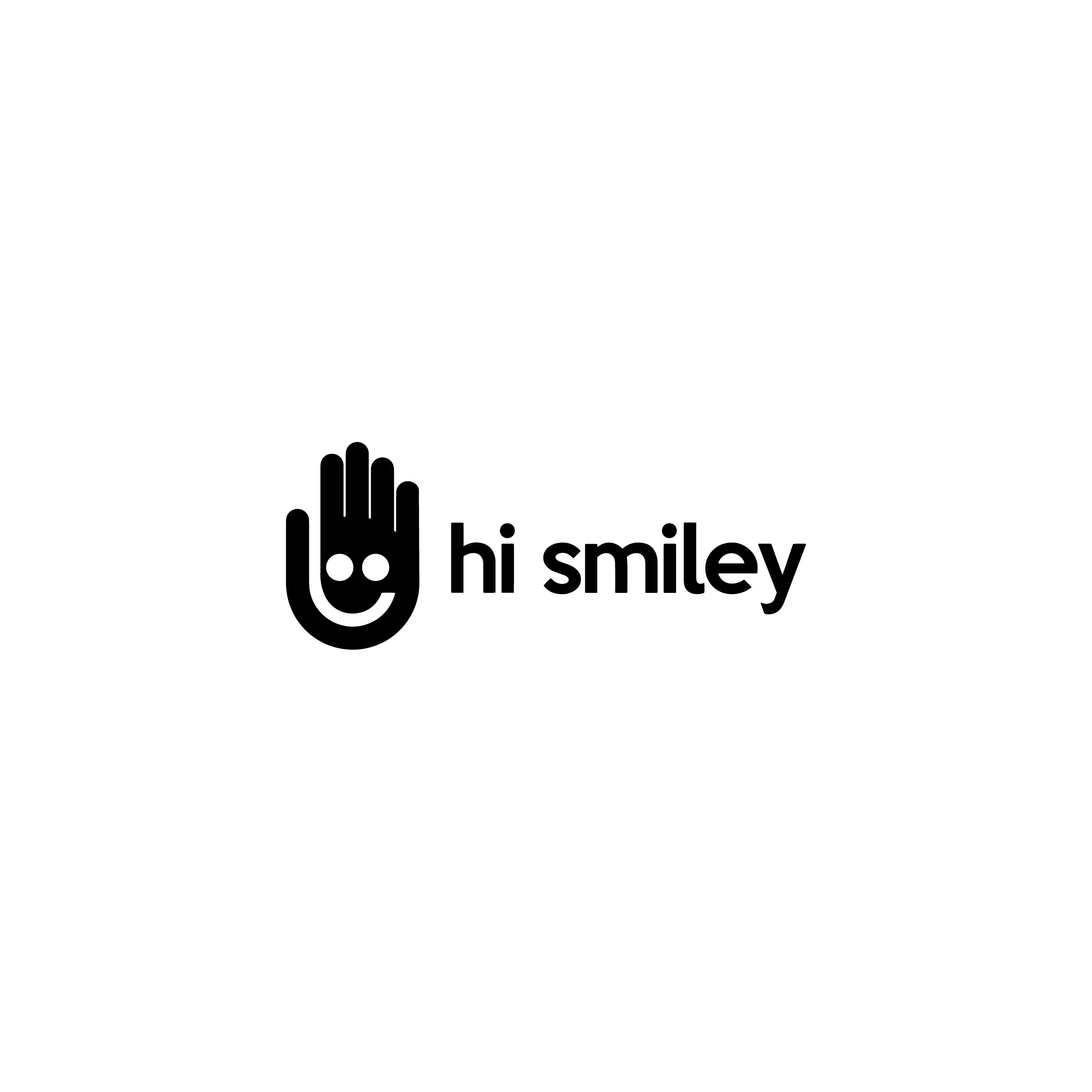 Hi Smiley Logo-Siyah