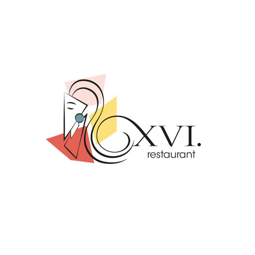 Xvi Restaurant Logo Gmk Grafik Tasarimcilar Meslek Kurulusu