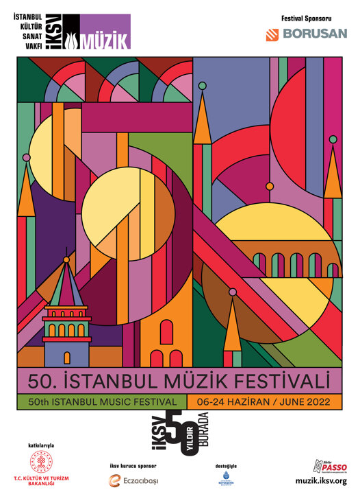 İKSV_50. ISTANBUL MÜZİK FESTİVALİ POSTER