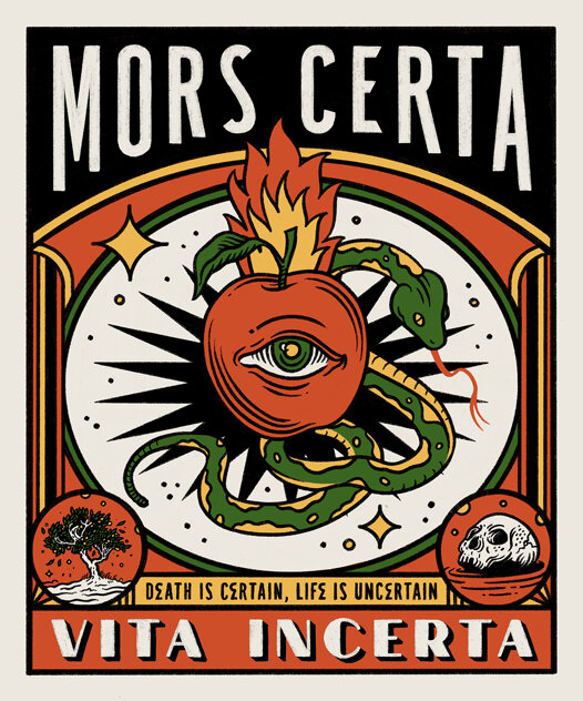 Allwrights Flag - Mors Certa copy