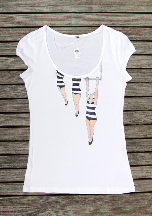 trapezci kizlar tisort